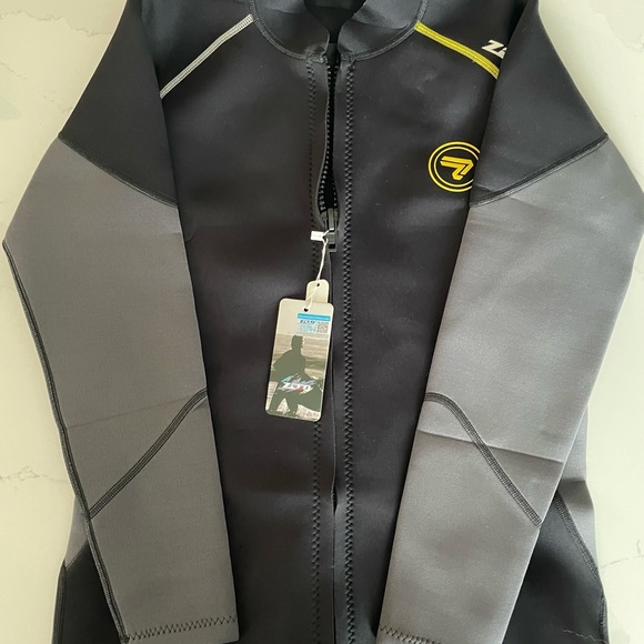 ZCCO wetsuit top 1.5mm item MT201-BG-XL - Picture 3 of 7